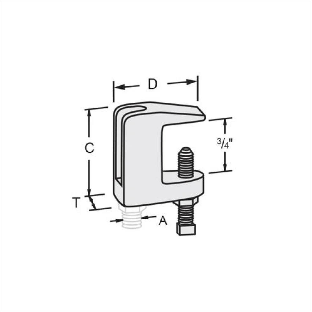 BEAM CLAMP 3/8