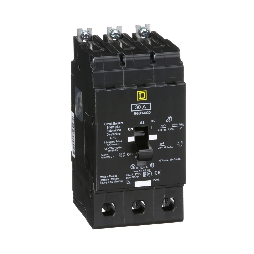 BREAKER EGB 30A 3P 35KA@480V 65KA@240V 14-6AWG EGB34030
