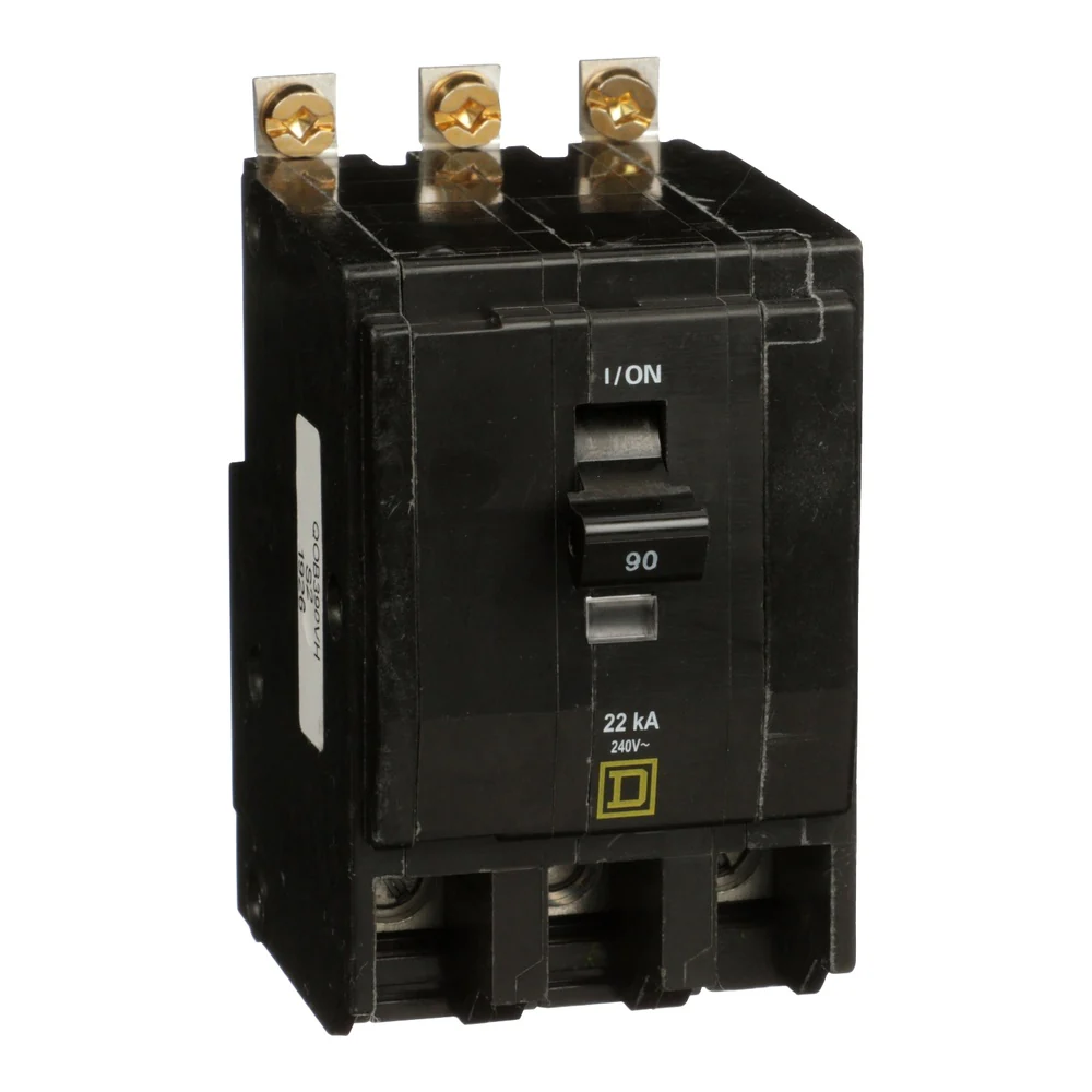 BREAKER QOB 90A 3P 22KA@240V 4-2/0AWG QOB390VH
