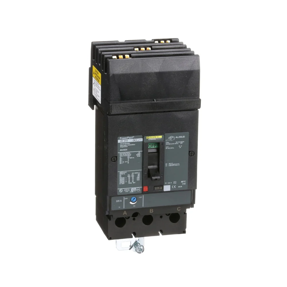 BKR IL JDA 225A 3P 18KA@480V 25KA@240V 4.5" 3/0-350MCM JDA36225