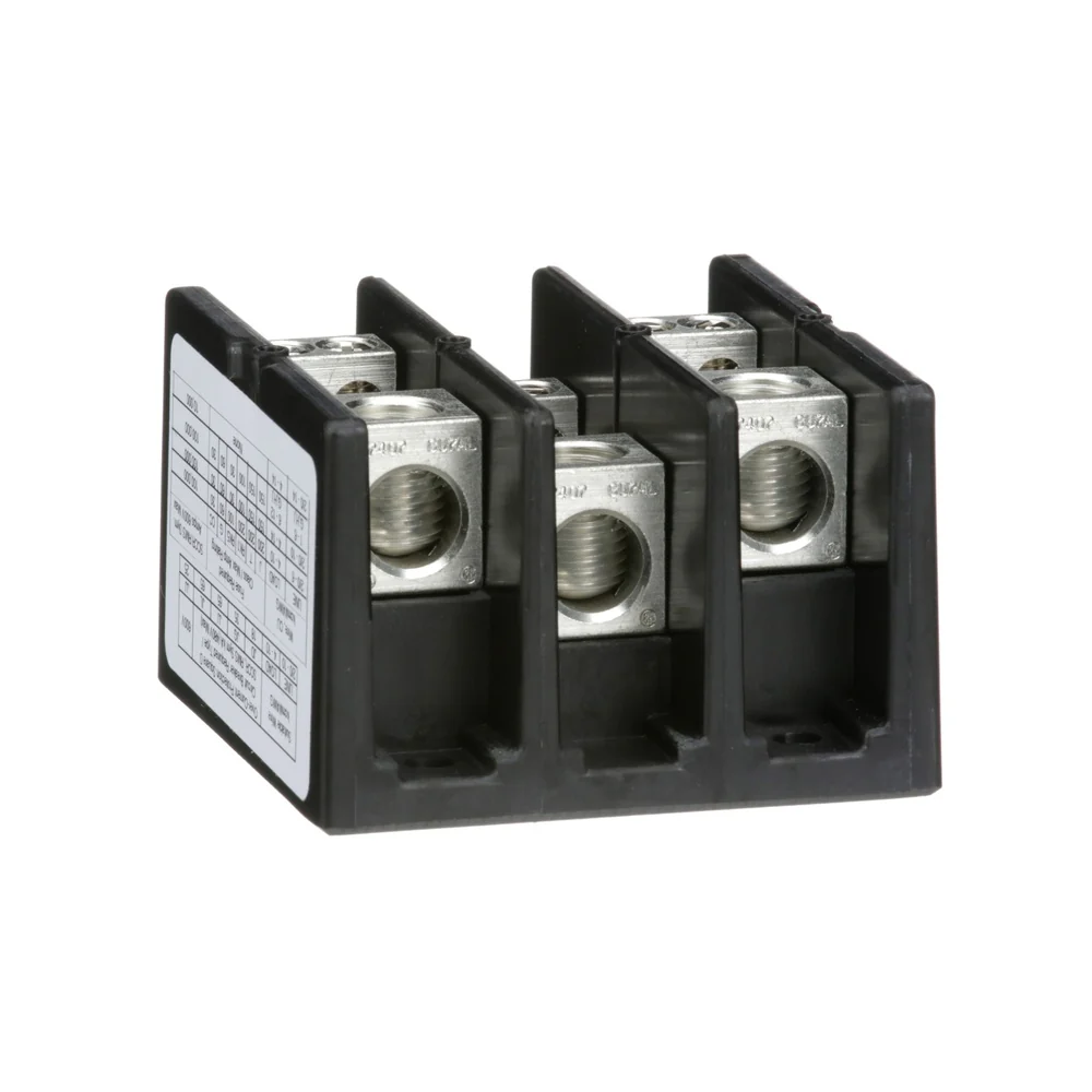 BLOQUE DE DISTRIBUCION 3P 175A 600V 1 ENTRADA 4 SALIDAS (9080LBA362104)
