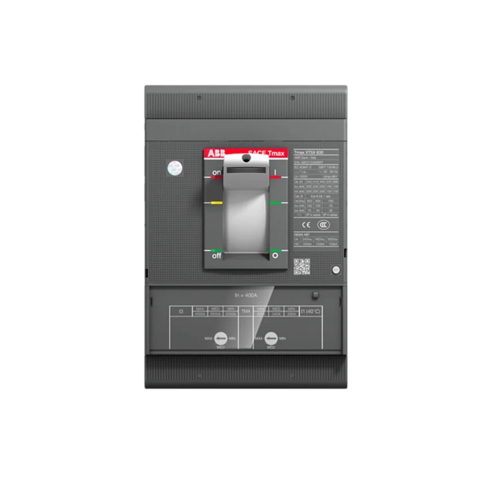 BREAKER XT5N TMAX 400A 3P TMA 480VAC@35kA 240VAC@65kA 1SDA102444R1 - Image 2