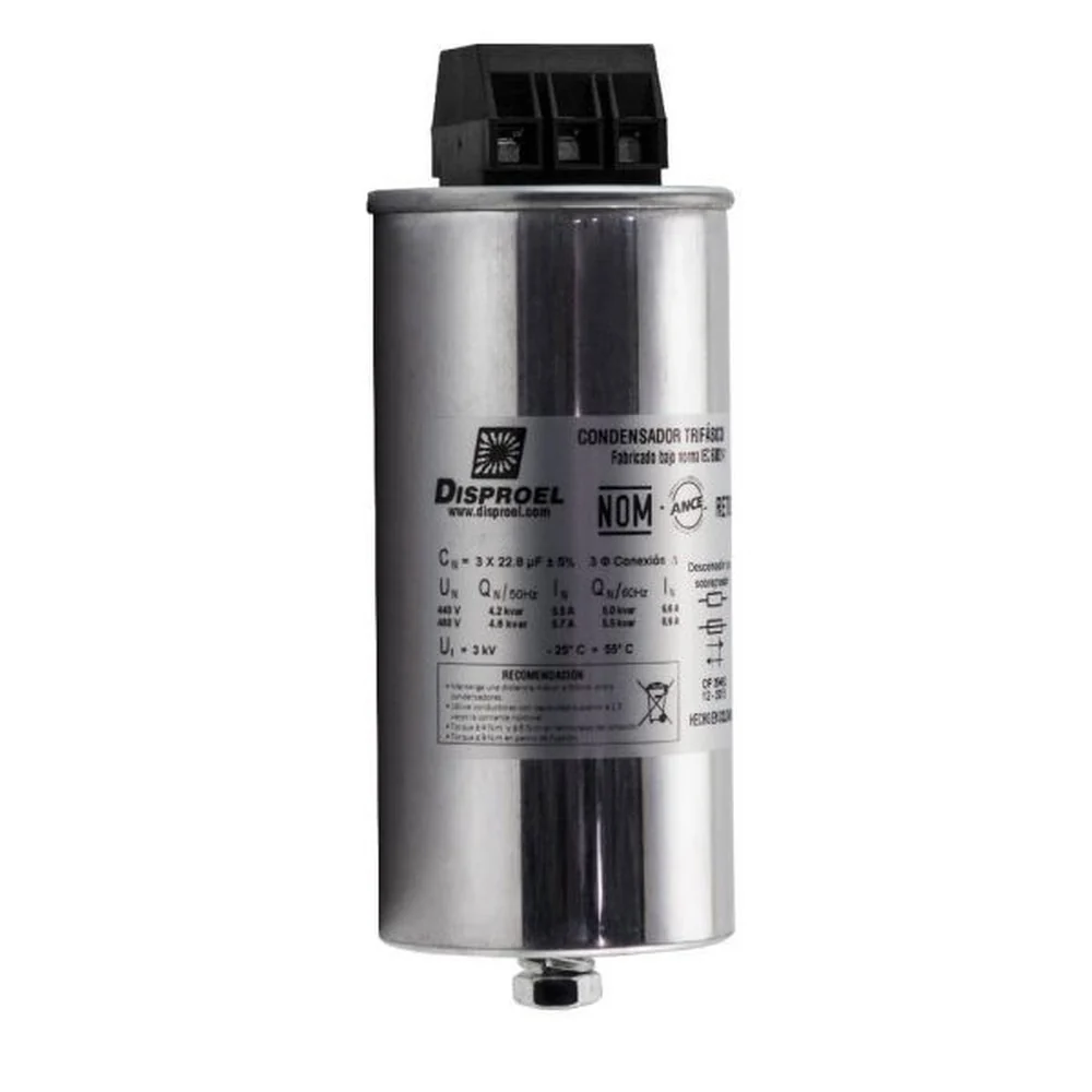 CAPACITOR MONOF 5.0 KVAR 220V 3BC22050