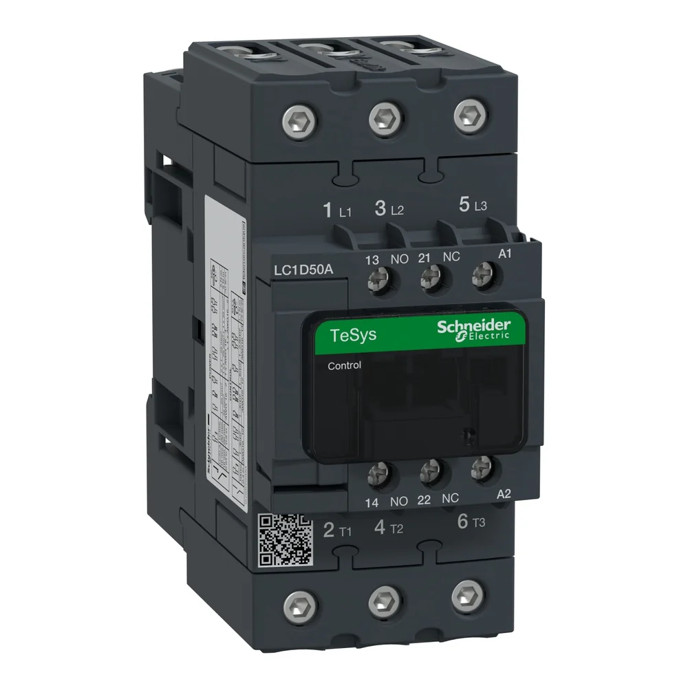 CONTACTOR AC-3 50A/AC-1 80A 220VAC (LC1D50AP7)