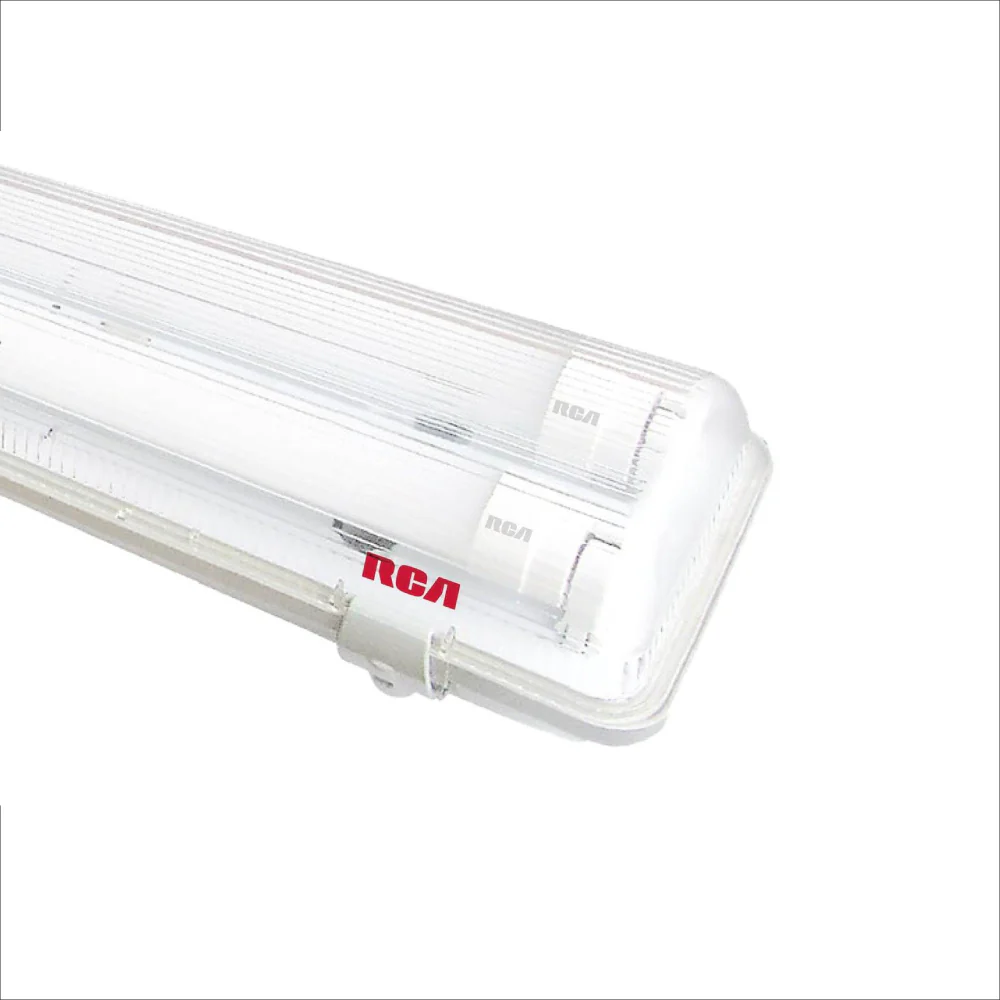 LAMPARA A/POLVO LED 2X18W CON TUBO RCA