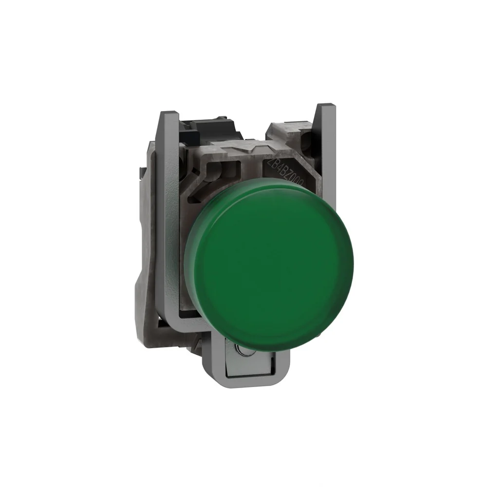 LUZ PILOTO METALICA LED VERDE 120VAC (XB4BVG3)