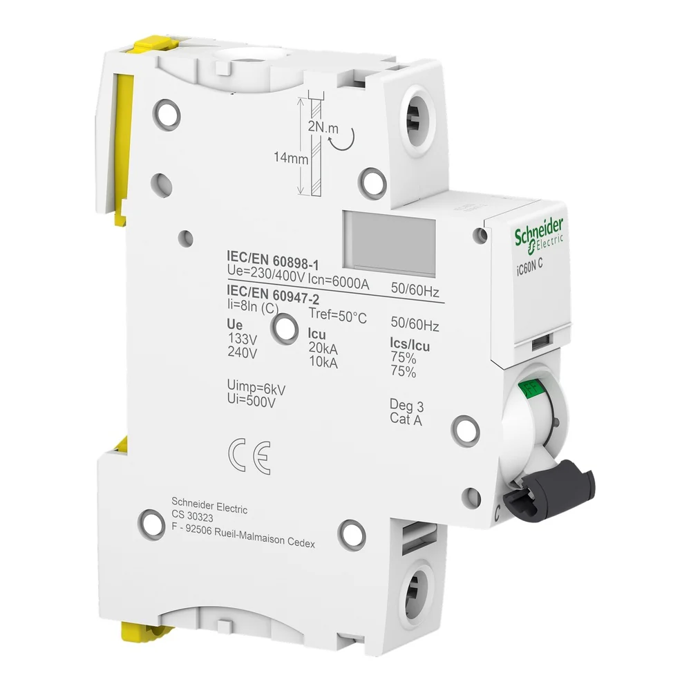 MINIBREAKER 1P 16A 240VMAX CURVA C (A9F74116) - Image 2