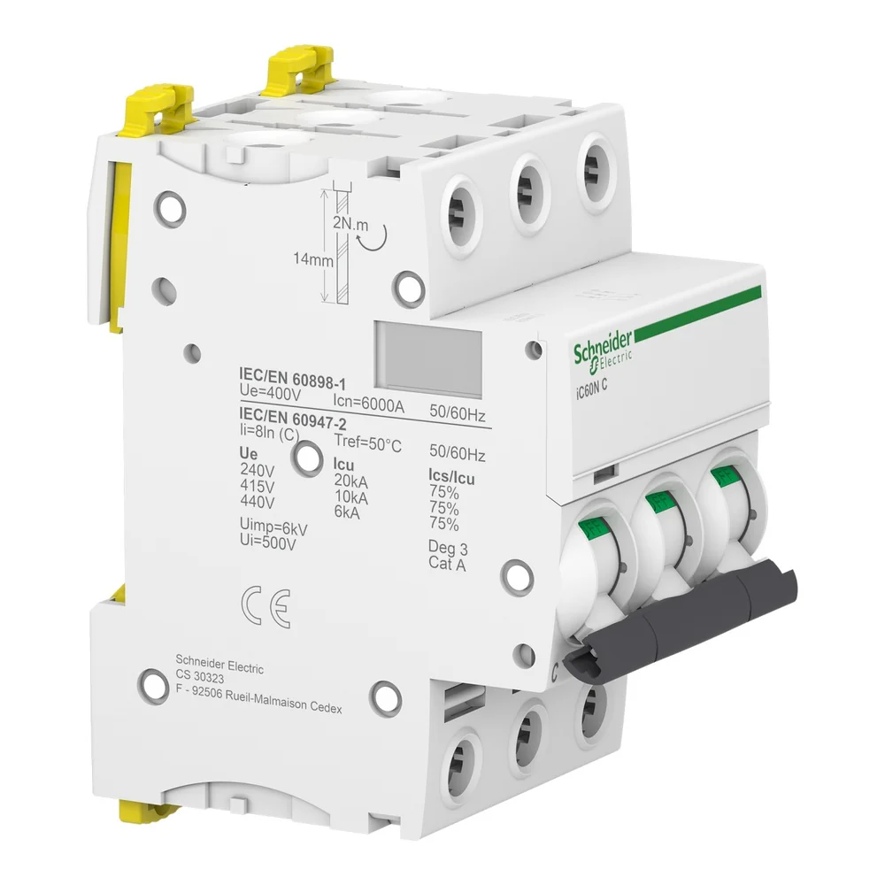 MINIBREAKER 3P 20A 440VMAX CURVA C (A9F74320)