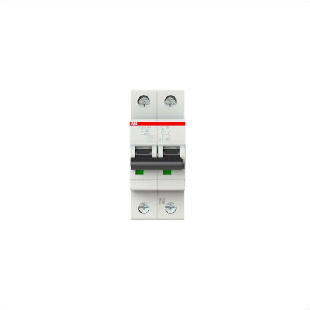 MINIBREAKER ABB (S201-C32) 480V C 6KA 1P 32A AC/DC