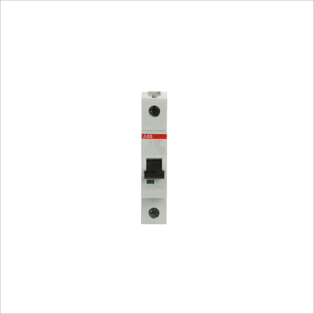 MINIBREAKER ABB (S201-C6) 480V C 6KA 1P 6A AC/DC