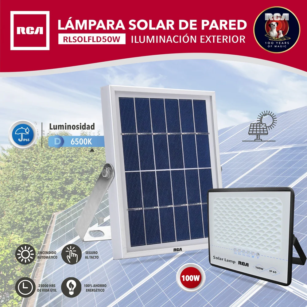 REFLECTOR SOLAR 1600 LUMENES 6500K RCA
