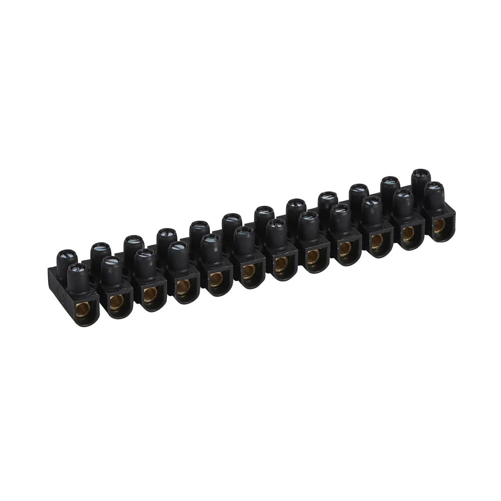 REGLETA PLASTICA 25 AMP 12 PUERTOS 34213