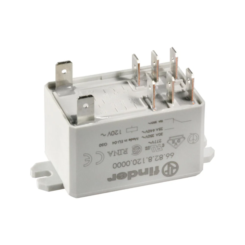 RELE POTENCI 8 PINES FINDER 30A 120VAC 66.82.8.120