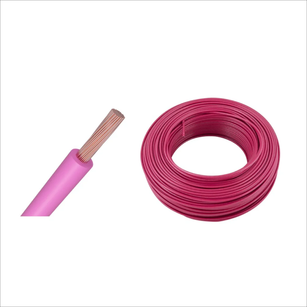 ROLLO CABLE 152.4M #14 STD ROSADO