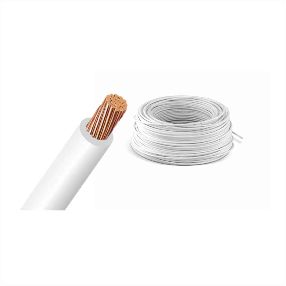ROLLO CABLE 152.4M #4 BLANCO