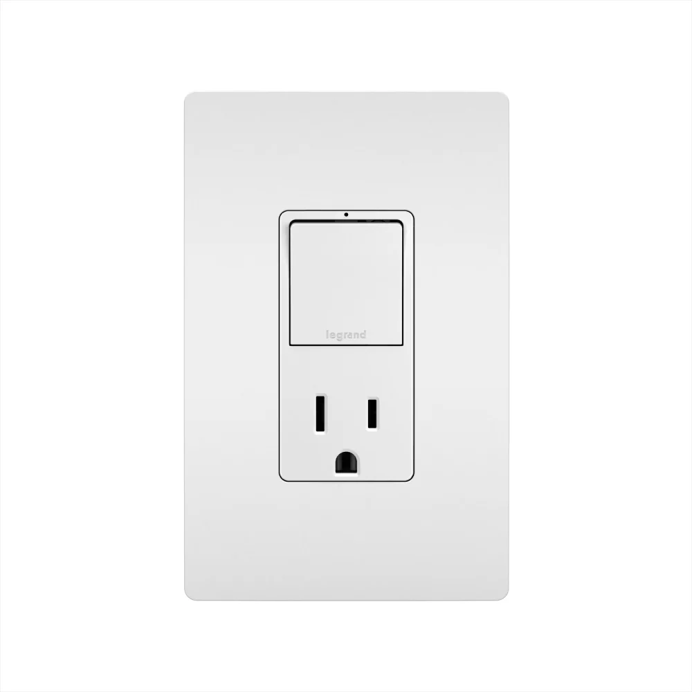 TOMA + SWITCH 3VIAS DECORA BLANCO RCD38TRW