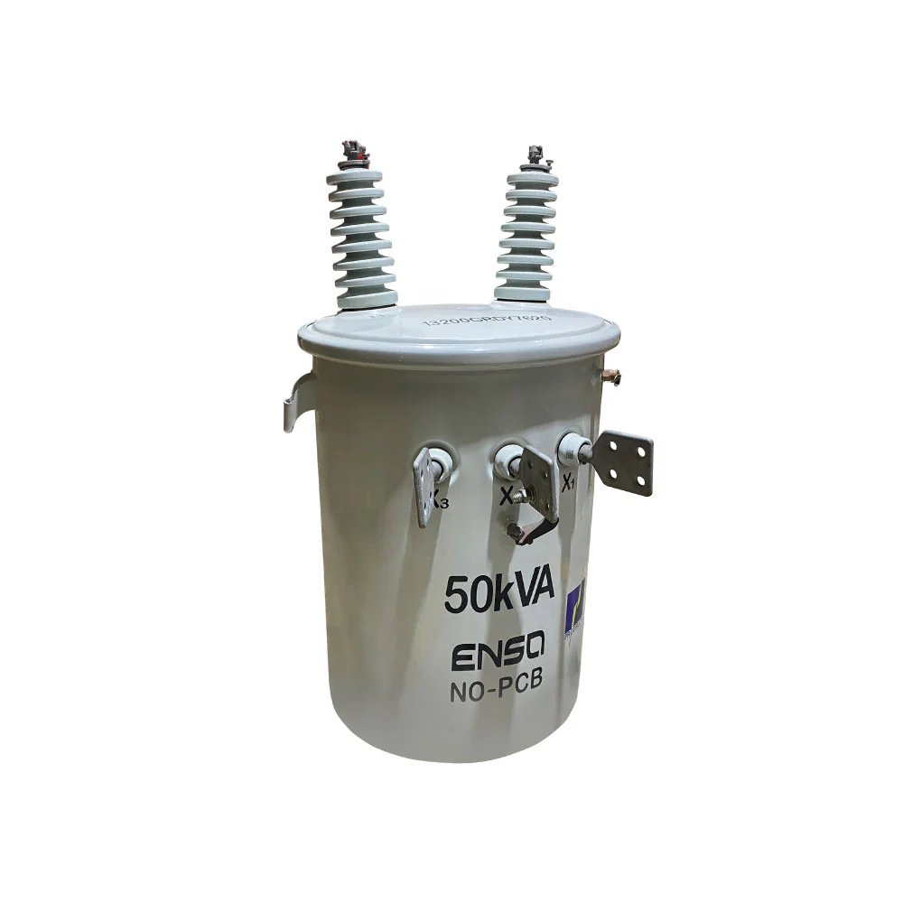TRP , 50KVA , VP: 13.2kV (7.62 kV) , VS: 120/240V , MONTAJE: POSTE , CONVENCIONAL , MONOFASICO , NORMA: ENSA